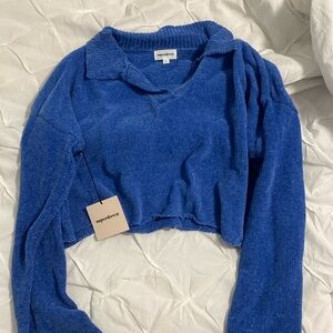 Superdown blue long sleeve